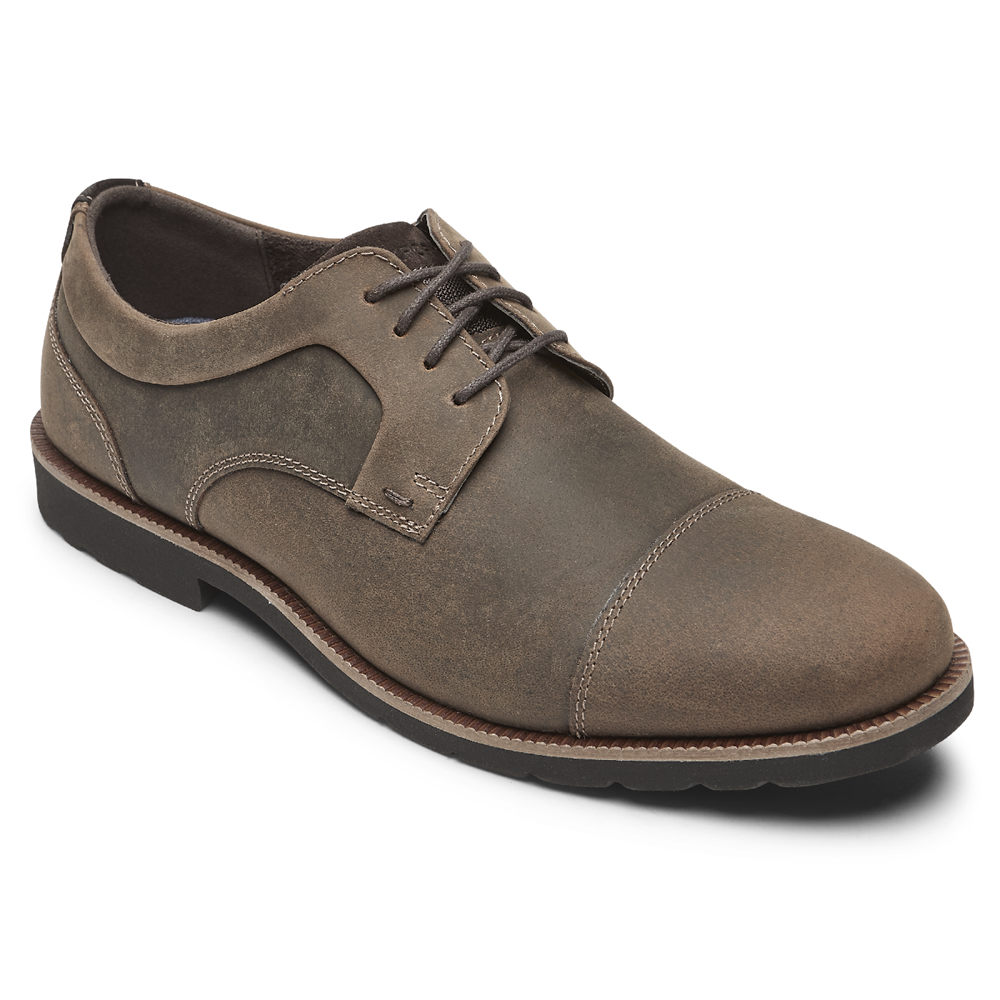 Rockport Oxfords Herr Mörkbruna - Sharp & Ready 2 Cap Toe - QDEHV2894